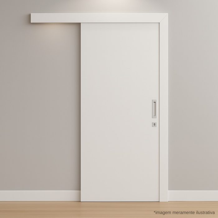 kit porta correr branco