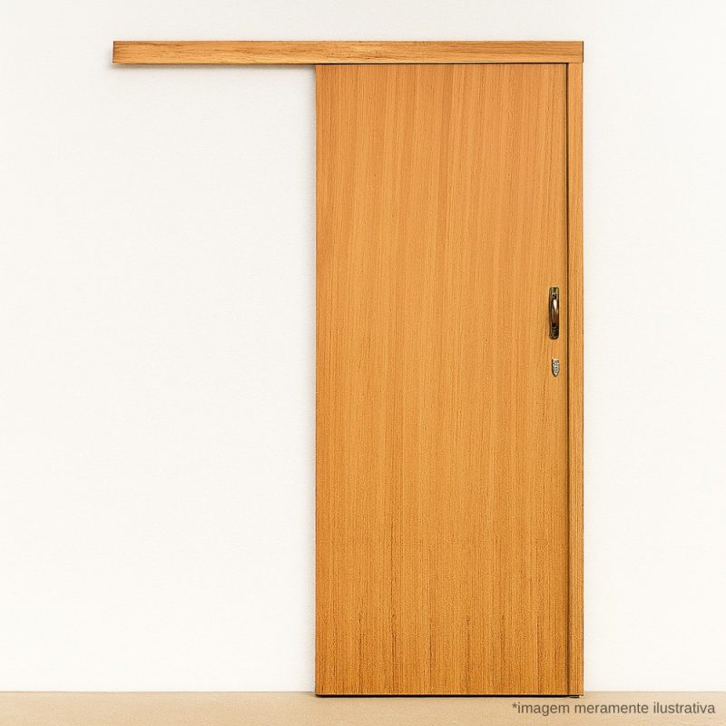 kit porta correr de madeira
