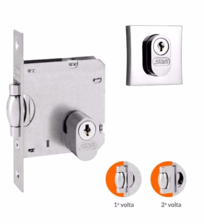 fechadura rolete pivo cromo rq stam 1005