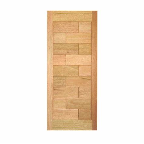 folha de porta externa madeira tijolinho